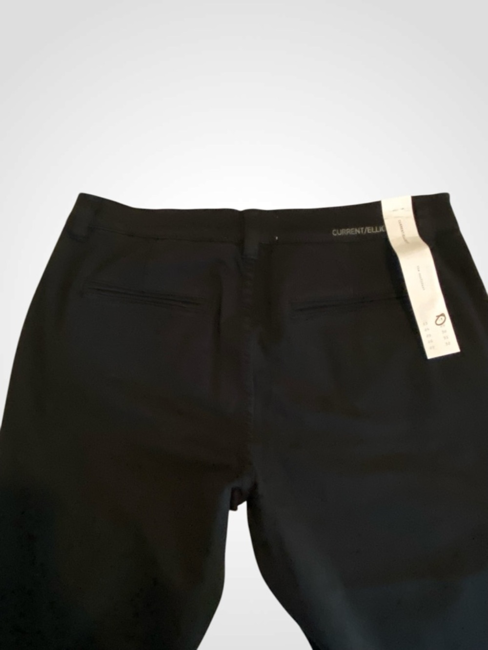Current/Elliott The Confidant Women’s Black Cropped Straight-Leg Pants NWT 28 - Picture 6 of 12